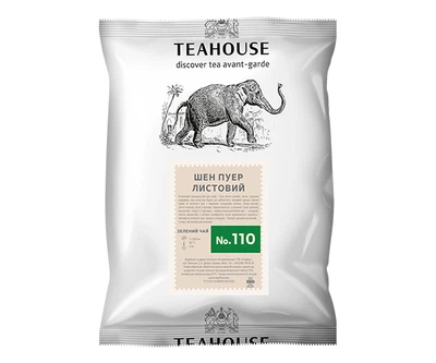 Зеленый чай Teahouse №110 Шен Пуэр листовой 250 г