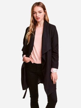 Плащ жіночий H&M 0320686-4 32 Чорний (CA2000001674895_KZ2000000942698_KAY2000000942698)