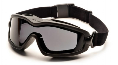 Тактичні захисні окуляри з ущільнювачем Pyramex V2G-Plus (XP) (gray) Anti-Fog,