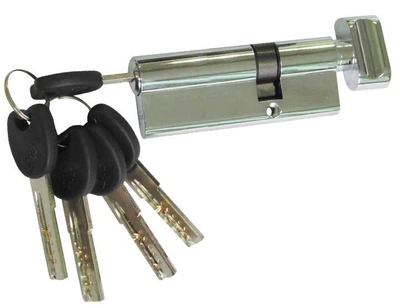Цилиндровый механизм USK ZC-85 (53x32) ключ/поворотник Никель