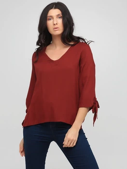 Демисезонная блуза Vero Moda VY-130816-087 M (20781M) Бордовый
