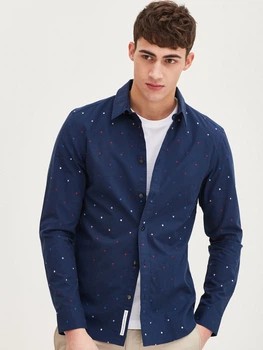 Рубашка Jack & Jones 217105523 XS (83548XS) Синий