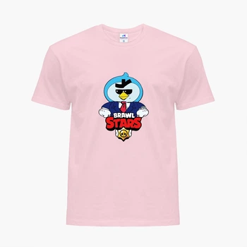 Футболка дитяча Бравл Старс Містер Пі (Brawl Stars Mr. P) (25186-1022) 122-128 см Бавовна Рожевий