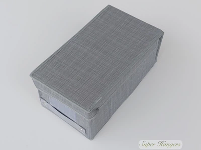 Коробка для зберігання BS SGT18 18×33×15 см темно сірого кольору