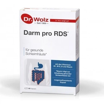 Пробіотик Dr. Wolz Darm pro RDS при синдромі подразненого кишечника 60 капсул