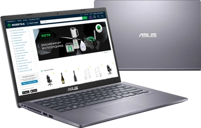 Ноутбук ASUS Laptop X415FA-EB013 (90NB0W12-M00150) Slate Grey / 14" IPS / Intel Core i3-10110U / RAM 8 ГБ / SSD 256 ГБ