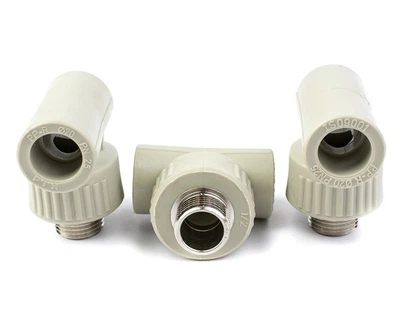 Трійник ППР KLD 20*1/2"*20 зовнішня різьба латунь (KLD-TN3331)