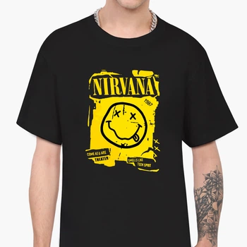 Футболка чоловіча Нірвана (Nirvana) (9223-2969-1) S Чорна
