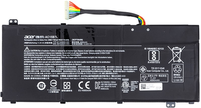 Аккумулятор для ноутбуков ACER Aspire V15 NITRO (AC15B7L) 11.4V 4680mAh (original) (NB410415)