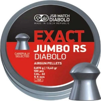 Пульки JSB Exact Jumbo RS 5,52 мм 250 шт/уп (546207-250)