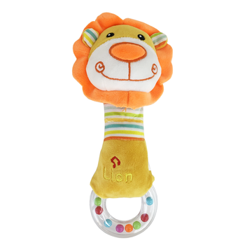 Мягкая погремушка для новорожденных (Lion)