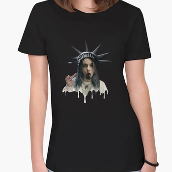 Футболка женская Билли Айлиш Ренессанс (Billie Eilish Renaissance) (8976-1583-3) L Черная