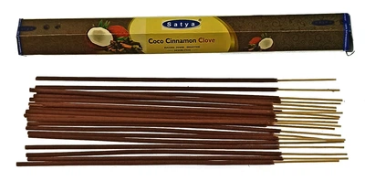 Пыльцевые благовония - Cinnamon Coconut Clove, Масала Satya (Корица, Кокос и Гвоздика)