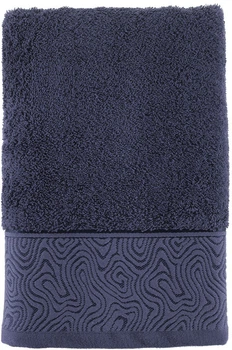 Полотенце Arya Fold Жаккард 50х90 см Синее (2600000004602)
