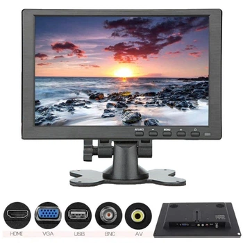 Автомобільний монітор в машину 10 дюймів Hoco HD101, 1024х600, AV, HDMI, VGA (100752)
