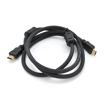 Кабель Ritar PL-HD348 HDMI-HDMI Ultra HD 4K, 1080P, 3.0m, v1,4, OD-7.3mm, з фільтром, круглий Black, конектор Gold, Пакет, Q80