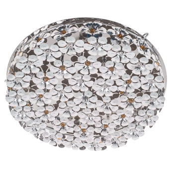 Люстра потолочная торт галогенная для натяжного потолка BR-01 302C/12 CHR Brille YL190 Brille YL190