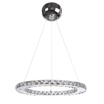 Люстра светодиодная подвесная хрустальные кольца BR-975S/33 LED CH Brille 22-437