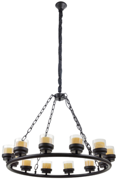 Люстра Brille BL-387S/12 E27 BK (24-385)