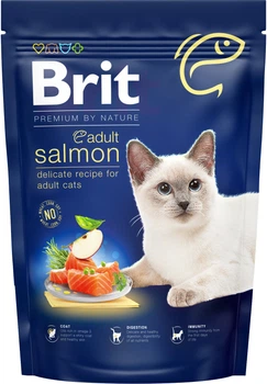 Сухий корм для кішок Brit Premium by Nature Cat Adult Salmon з лососем