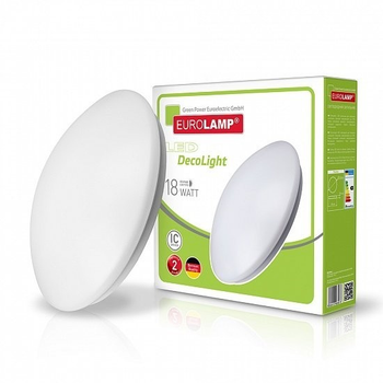Светильник потолочный EUROLAMP круглый NEW 18Вт 4000K 1350Лм (LED-NLR-18/4(F)new)