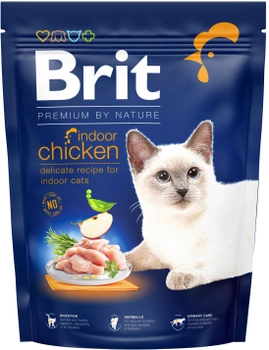 Сухой корм для кошек, живущих в помещении Brit Premium by Nature Cat Indoor с курицей