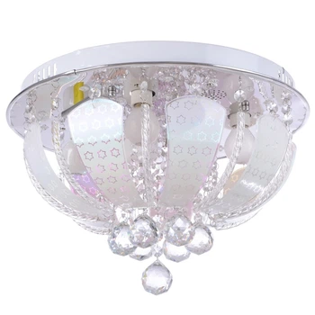 Люстра светодиодная потолочная торт с подсветкой BCL-627C/5 E14+LED Brille 22-629