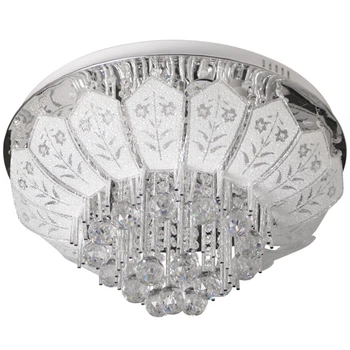 Люстра стельова торт велика розумна з підсвічуванням BCL-644C/6 E14+LED RGB (різнокольоровий) Brille 22-756