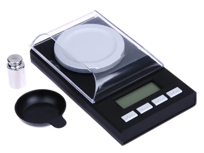 Ювелирные весы Vktech 50 г (0.001 г) Карманные Черный (1007-491-01)