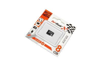 Накопичувач microSDHC 8GB HI-RALI Class 4 (HI-8GBSDCL4-00)