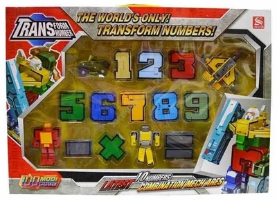 Игровой набор Цифры трансформеры Xintaiyuan Toys 2808