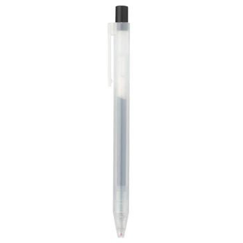Ручка MUJI гелевая с кнопкой черная 0,5 мм GEL-Ink (4550002794118)