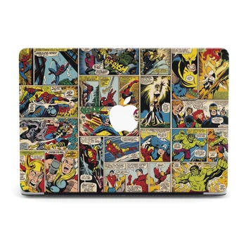 Чехол пластиковый для MacBook Air 13 M1 A2337 2020 Marvel Comics / Комикс Марвел