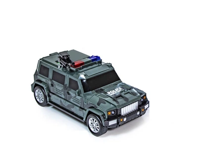 Дитяча обертова скарбничка-сейф для грошей Military car Safe Box з музикою у формі військової машини