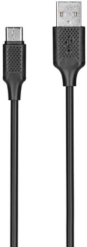 Кабель KITs USB 2.0 to USB Type-C 2A 1 м black (KITS-W-004)