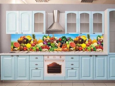 Кухонный фартук Скинали Фрукты 60х250 см (046)