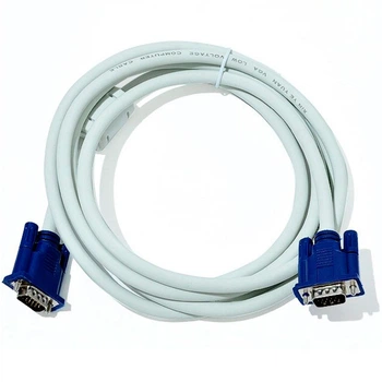 Кабель VGA-VGA з феритовим фільтром 1.5m White
