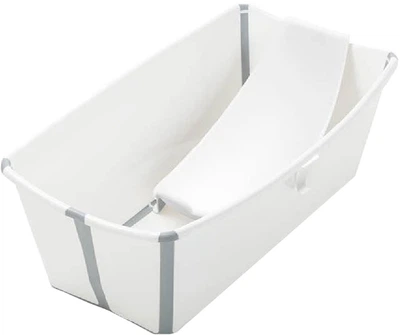 Набір Stokke Flexi Bath Складана ванночка й адаптер Біла (531501)