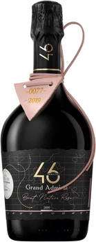 Вино ігристе 46 Parallel Grand Admiral Brut Nature Rose рожеве брют 0.75 л 12.3% (4820233641100)