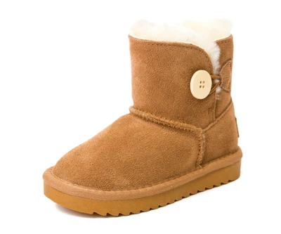 Угги Fashion MS3352 руді/замш 1 гудзик (27-36) Рыжий 27
