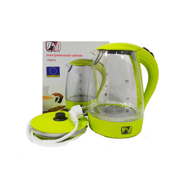 Стеклянный электрочайник Promotec PM-810С с подсветкой 1.7 л