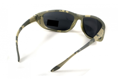Баллистические очки Global Vision Hercules-6 digital camo gray серые в камуфлированной оправе