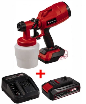 Набор! Краскопульт Einhell TC-SY 18/60 Li - Solo + акб 18V 2,5 Ah + зарядное SDRT_54260025, 4512097