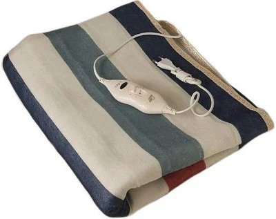 Простирадло 150х170 см з підігрівом Electric Blanket різнокольорові смужки