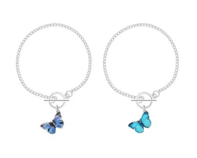 Браслети парні для друзів Метелики - best friends BF Butterfly