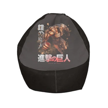 Кресло мешок - Атака Титанов (Attack On Titans) 9 Цвет черный - MyTee