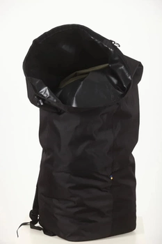 Тактическая транспортная сумка-баул мешок армейский Trend черный на 65 л с Oxford 600 Flat 0057