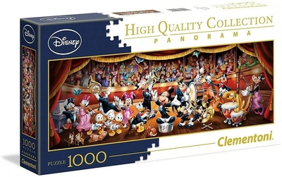 Пазл Clementoni Disney Orchestra High Quality Collection Panorama Діснеївський оркестр - 1000 шт. (39445)