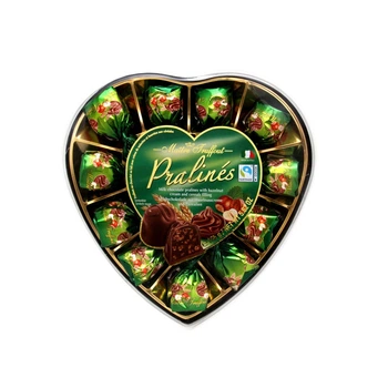 Цукерки Maitre Truffout Pralines зелене серце, 165 г