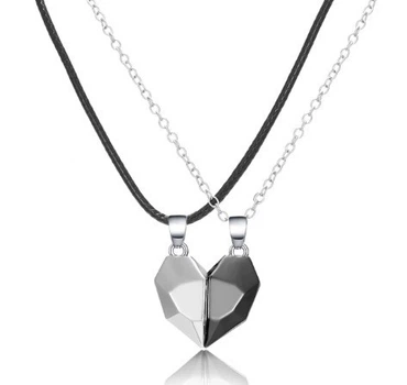 Кулоны магнитные для влюбленных Сердце - Love heart кулоны для влюбленных BF Black